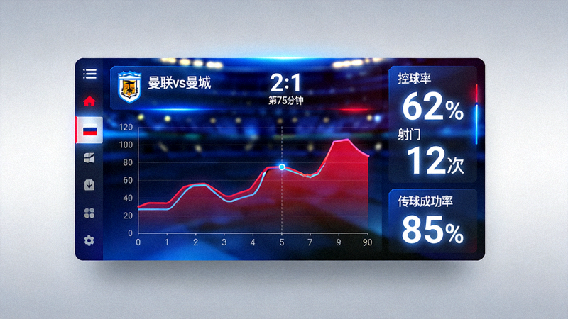 专业体育赛事数据分析图表 - 显示球队统计与趋势预测